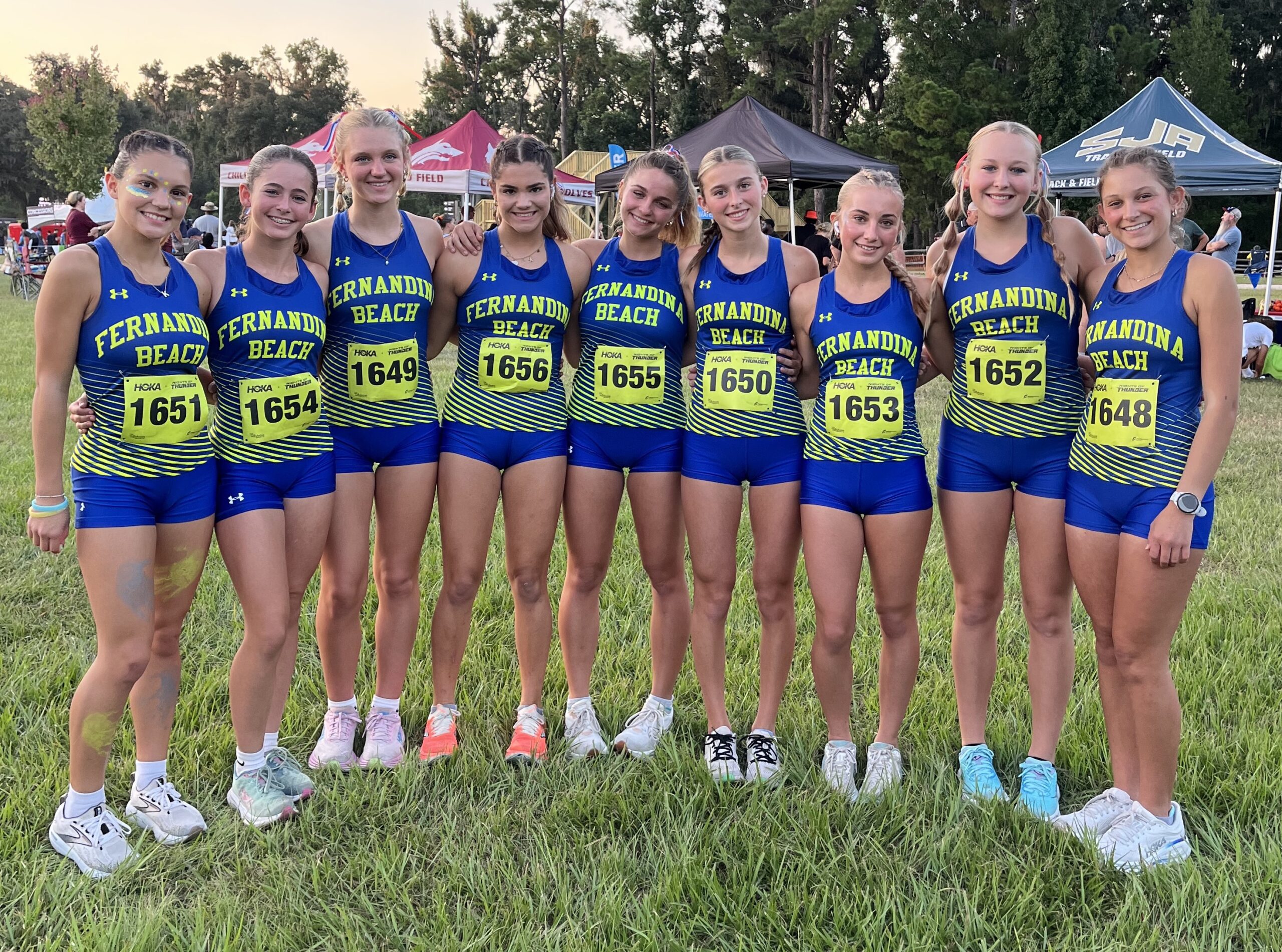 FBHS girls cross country team