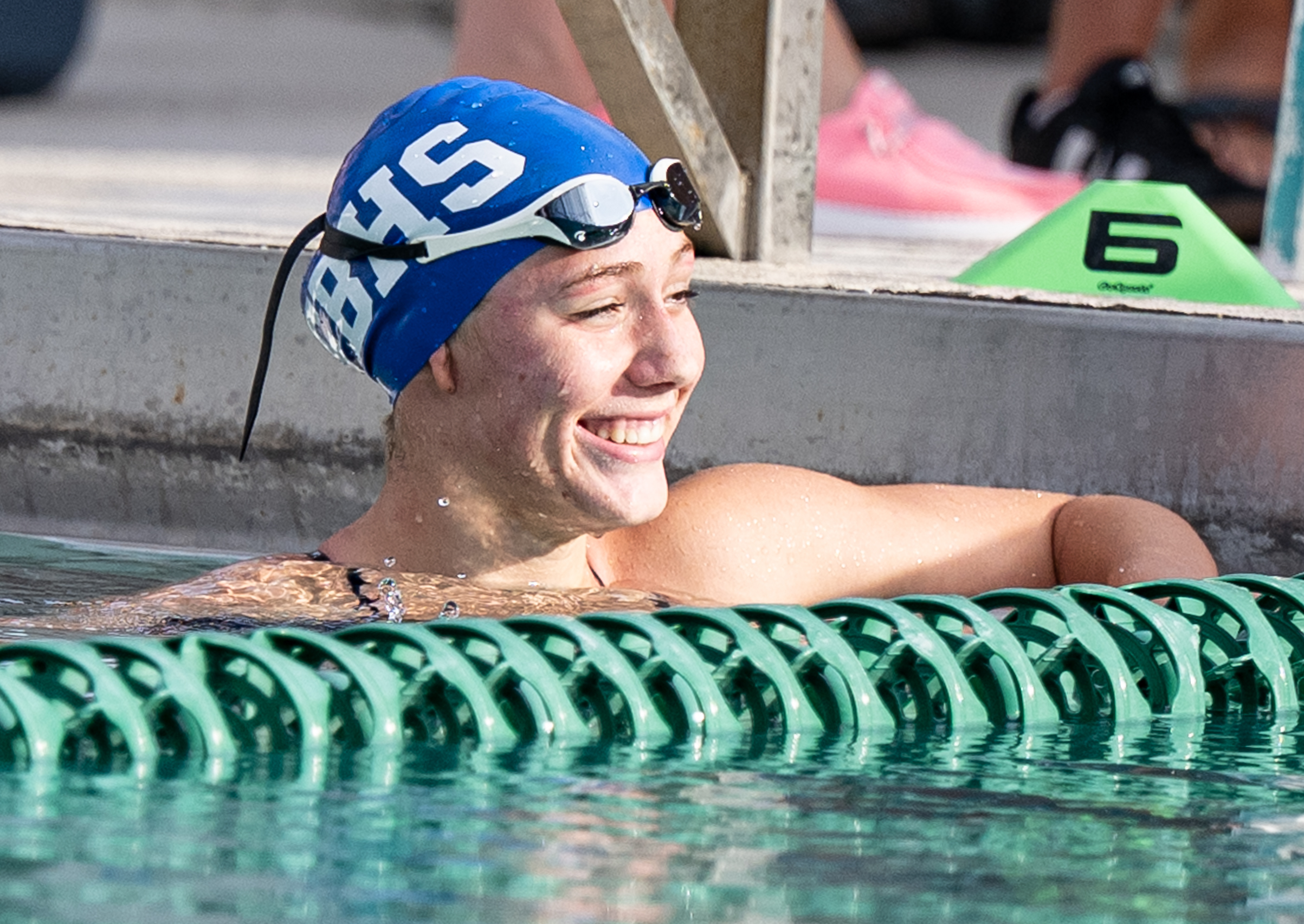 Pirate swimmers compete in Holleman invitational meet