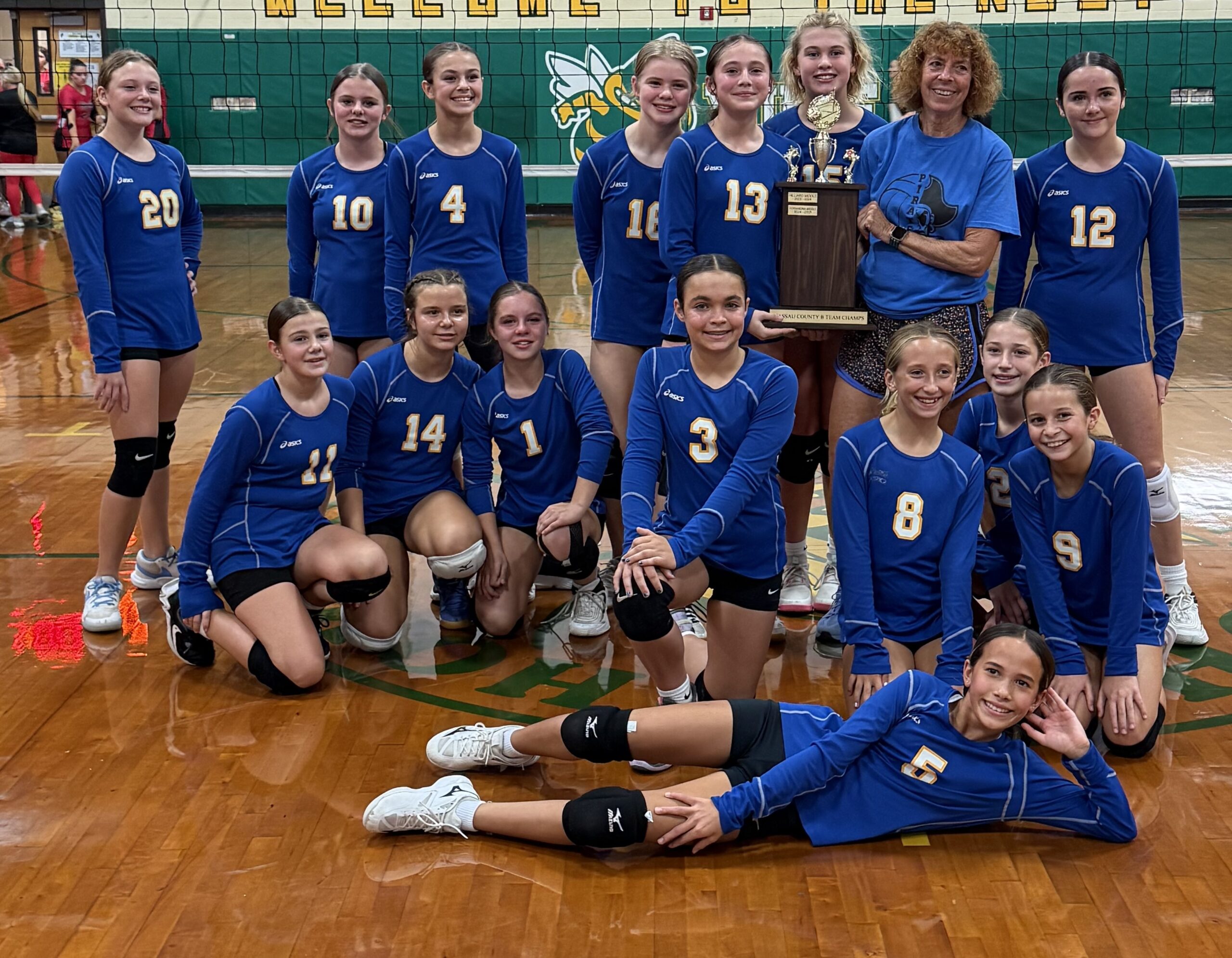JV Pirates clinch county volleyball title