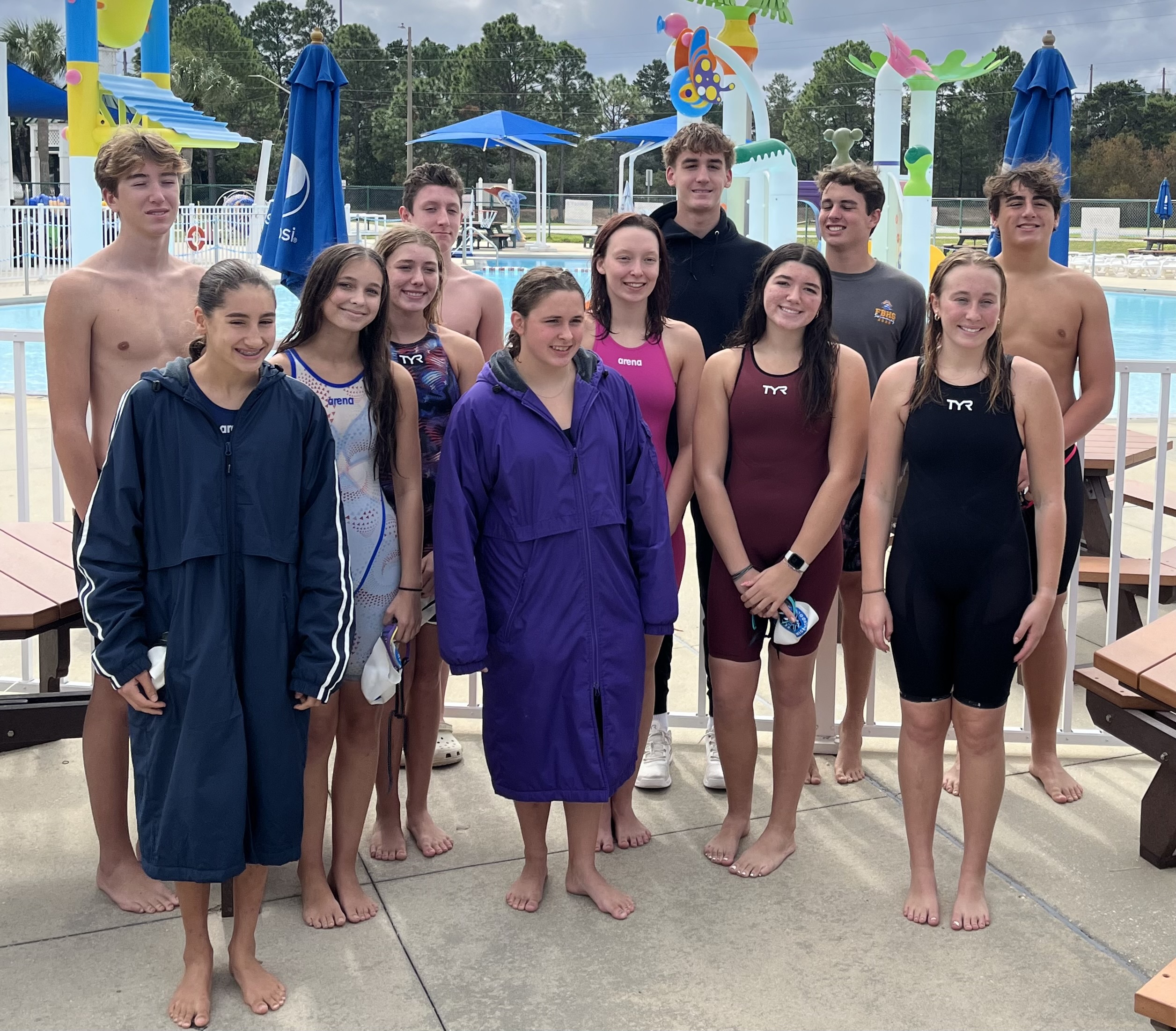 Pirate swimmers compete at region