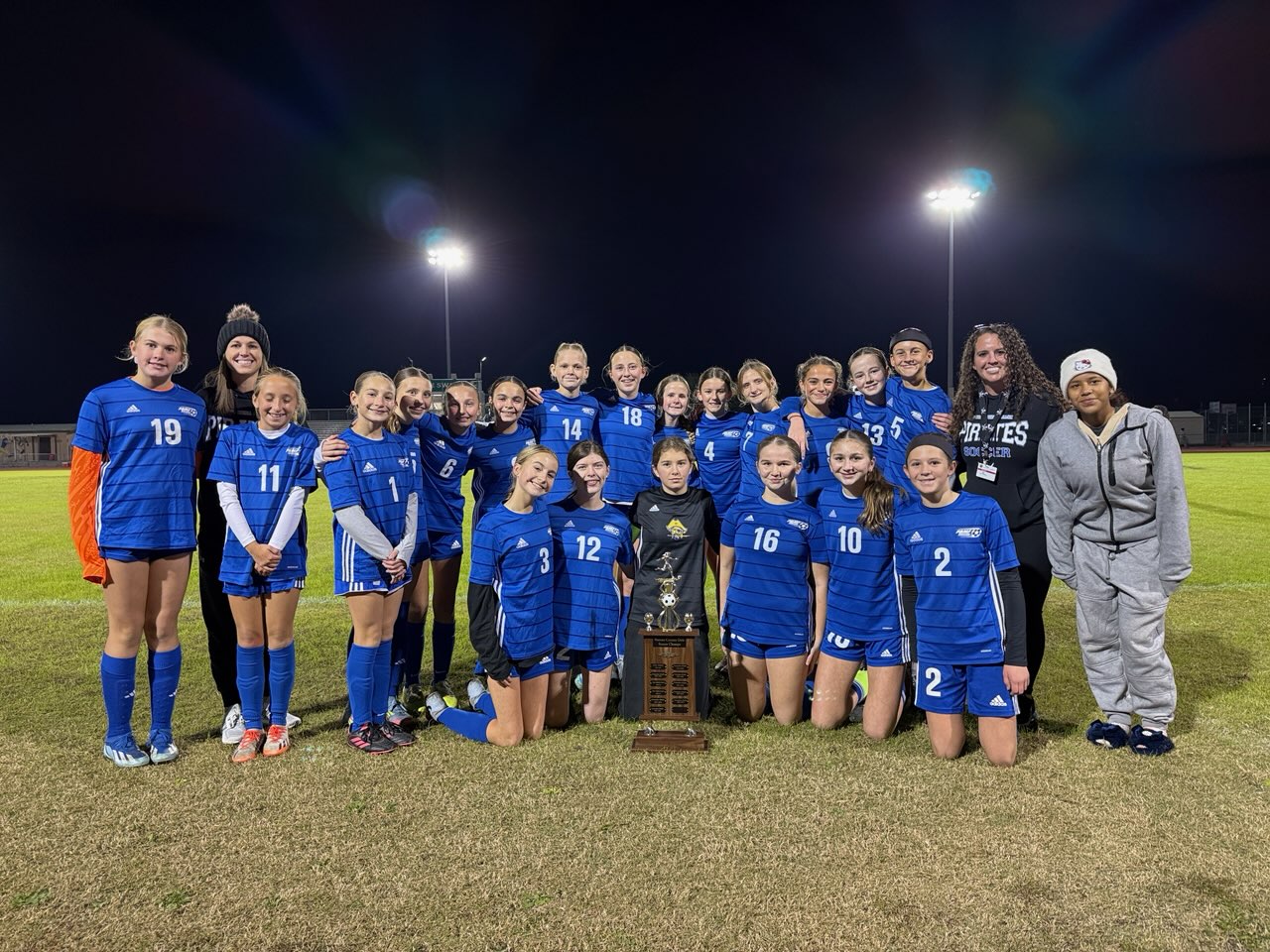 Pirates soccer clean sweep