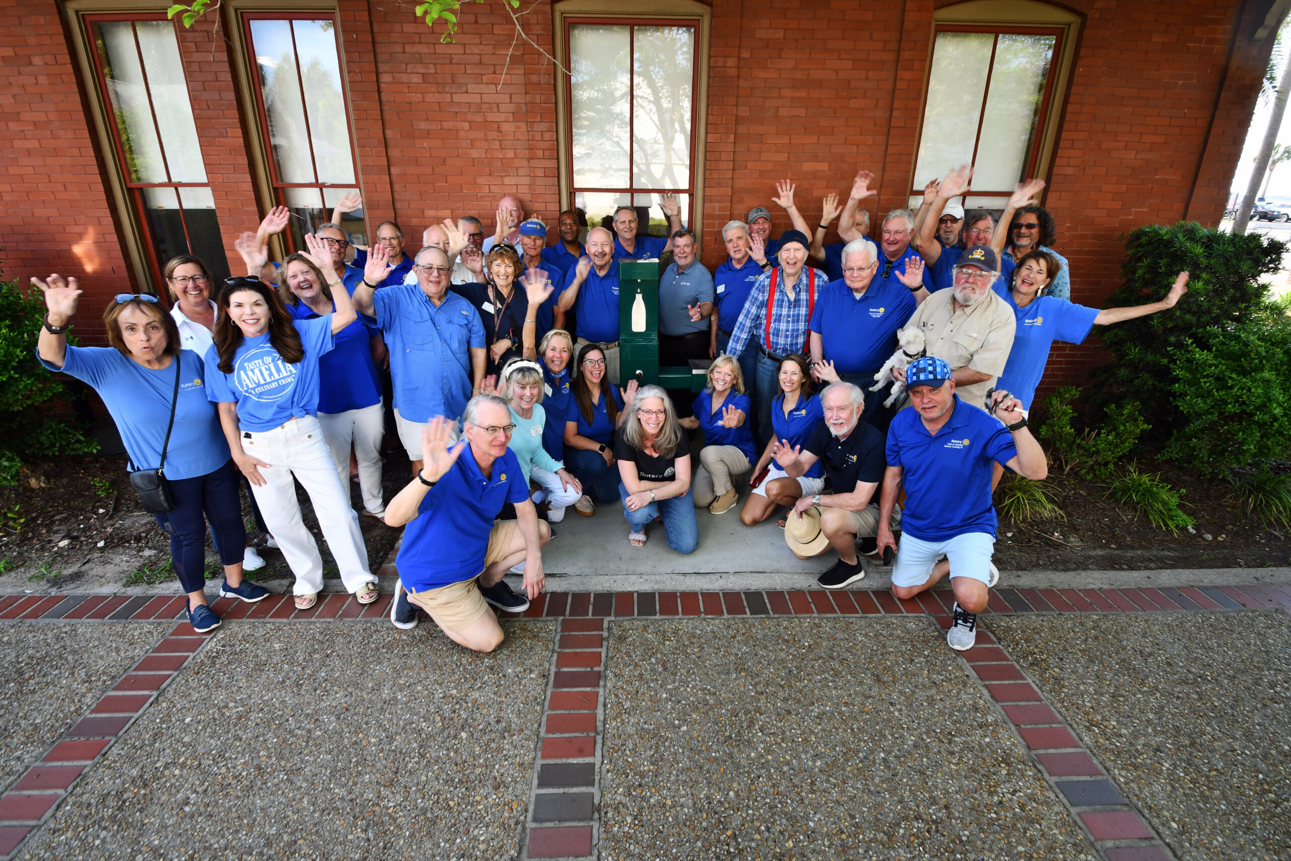 Three Rotary clubs make a splash with new downtown water fountains