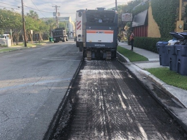 Street resurfacing will begin mid-August. This is the third phase of paving for this fiscal year. This project involves the repaving of 1.3 miles of streets throughout the city. The list of roads scheduled for resurfacing are provided at fbfl.us/projects. Photo courtesy City of Fernandina Beach
